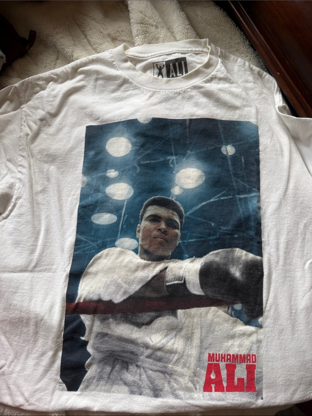 Muhammad Ali White Graphic Tee - Ali Brand